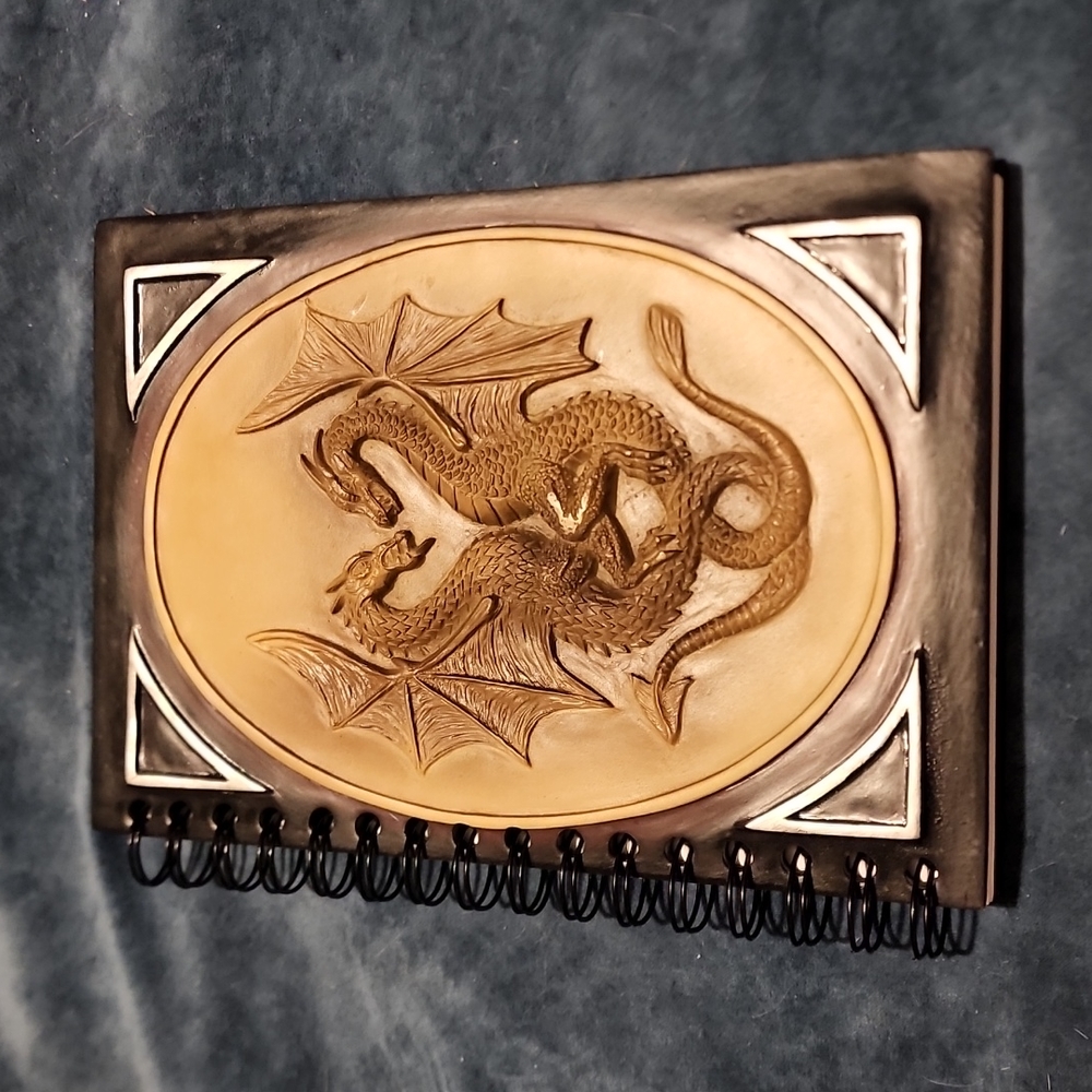 Book Art Entwined Dragons Journal